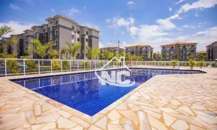 Apartamento no condomínio portal jardim das bromélias com 2 quartos à venda, 49 m² por r$ 150.000 - novo horizonte (manilha) - itaboraí/rj