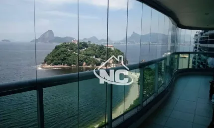 Apartamento com 4 quartos à venda, 259 m² por r$ 3.100.000 - boa viagem - niterói/rj