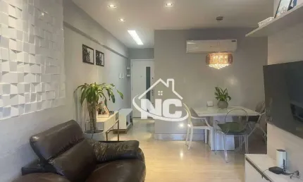 Apartamento condomínio oasis, com 3 quartos à venda, 104 m² por r$ 1.090.000 - camboinhas - niterói/rj