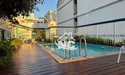 Cobertura com 3 quartos sendo 2 suítes à venda, 230 m² por r$ 1.470.000 - ingá - niterói/rj
