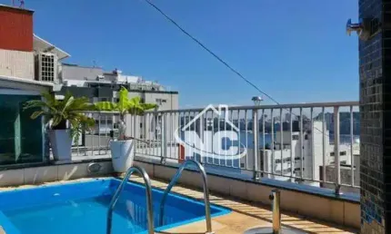 Cobertura com 3 dormitórios à venda, 202 m² por r$ 2.050.000,00 - icaraí - niterói/rj