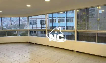Cobertura linear com segundo andar à venda, 255 m² por r$ 1.200.000 - centro - niterói/rj