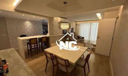 Apartamento condomínio grand valley com 3 quartos à venda, 117 m² por r$ 1.250.000 - icaraí - niterói/rj