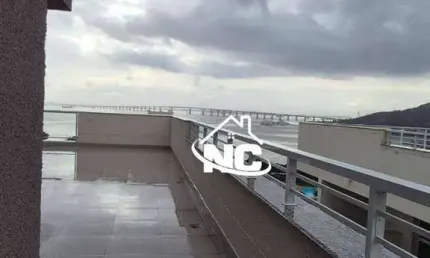 Cobertura com 4 dormitórios à venda, 212 m² por r$ 3.300.000,00 - centro - niterói/rj
