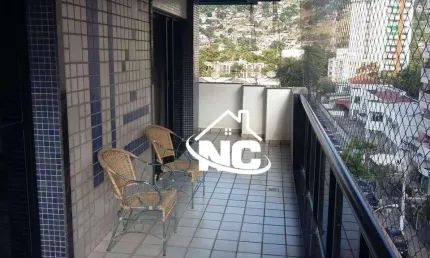 Apartamento com 4 quartos à venda, 181 m² por r$ 850.000 - santa rosa - niterói/rj