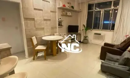 Apartamento quadra da praia de icaraí com 2 quartos à venda, 70 m² por r$ 685.000 - icaraí - niterói/rj