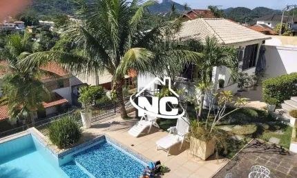 Casa com 4 dormitórios à venda, 470 m² por r$ 1.490.000,00 - maria paula - niterói/rj