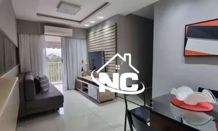 Apartamento condomínio parque das águas  com 3 qurtos à venda, 80 m² por r$ 490.000 - colubande - são gonçalo/rj