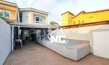 Casa com 3 quartos à venda, 120 m² por r$ 600.000 - itaipu - niterói/rj