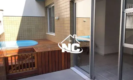 Cobertura com 3 quartos à venda, 136 m² por r$ 730.000 - santa rosa - niterói/rj