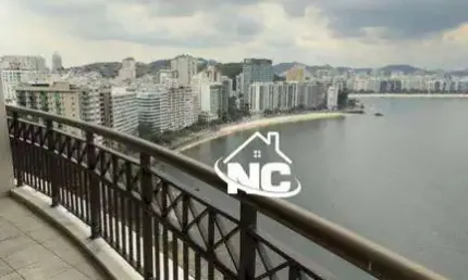Apartamento vista mar com 4 quartos à venda, 190 m² por r$ 2.300.000 - ingá - niterói/rj
