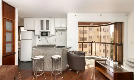Apartamento tipo para venda em Santa Cecília com 1 quarto, sendo 1 suíte, 43m²