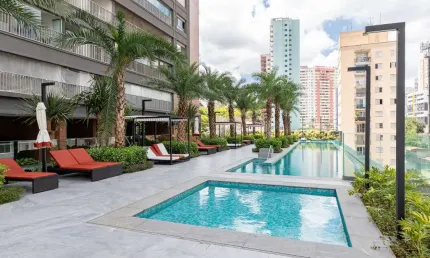 Apartamento tipo para venda em Vila Clementino com 3 quartos, sendo 3 suítes, 158m²