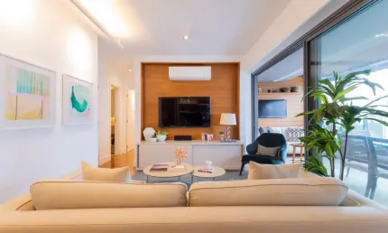 Apartamento tipo para venda em brooklin novo com 3 quartos, sendo 1 suíte, 131m²