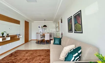 APARTAMENTO 3 QUARTOS SENDO 1 SUÍTE MOBILIADO E DECORADO PRONTO PARA MORAR NA QUADRA DO MAR DA PRAIA DO MORRO