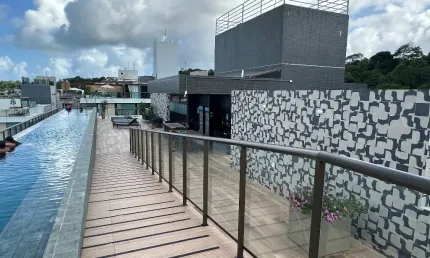 Flat com 1 quarto à venda no Cabo Branco, João Pessoa 