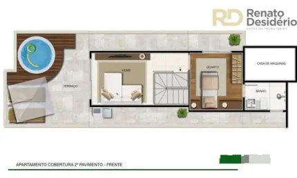 Cobertura com 3 dormitórios à venda, 87 m²- sagrada família - belo horizonte/mg