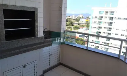 Apartamento com 2 dormitórios 75metros privativos e sacada com churrasqueira.
