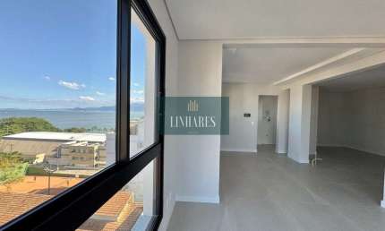 Apartamento 3 dormitórios com suíte, vista mar em Coqueiros, Florianópolis/SC