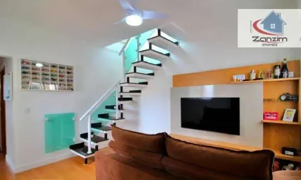 Apartamento com 3 dormitórios à venda, 88 m² por R$ 425.000,00 - Vila Tibiriçá - Santo André/SP