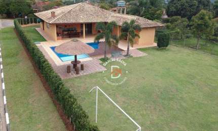 Chácara com 4 dormitórios à venda, 1173 m² por R$ 1.500.000,00 - Condomínio Fechado Pinhal - Piracaia/SP