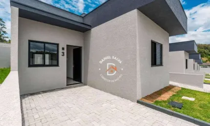 Casas com 3 dormitórios (1 Suíte) à venda, 71 m² por R$ 440.000 - Condomínio Village Flores da Usina - Atibaia/SP