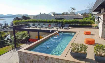 Chácara com 4 dormitórios (4 Suítes) à venda, 1096 m² por R$ 2.850.000 - Condomínio Enseada do Jacareí - Piracaia/SP