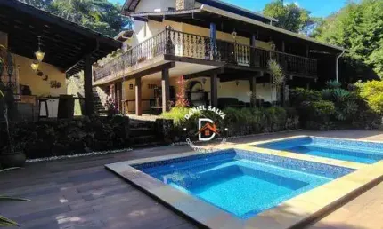 Chácara com 3 dormitórios à venda, 1550 m² por r$ 2.000.000,00 - loteamento rancho maringá ii - atibaia/sp