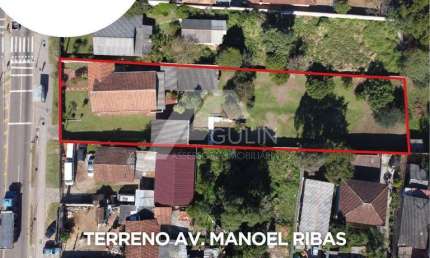 Terreno à venda na Avenida Manoel Ribas, 8773, Butiatuvinha, Curitiba