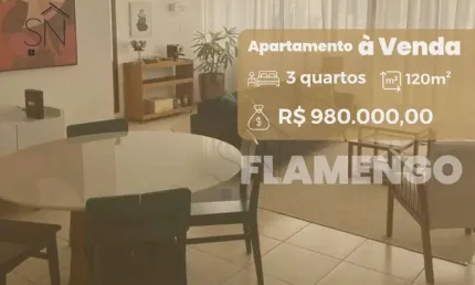 Apartamento com 3 dormitórios à venda, 120 m² por r$ 980.000,00 - flamengo - rio de janeiro/rj
