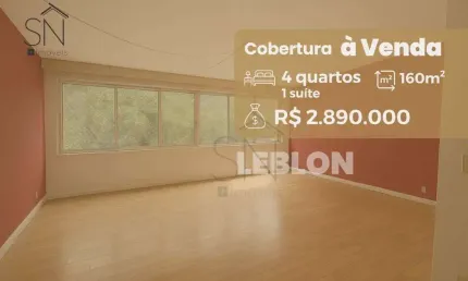 Apartamento com 4 dormitórios à venda, por R$ 2.950.000 - Leblon - Rio de Janeiro/RJ