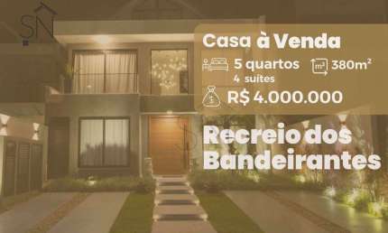 Casa em condomínio, com 5 dormitórios à venda, 380 m² por R$ 4.000.000 - Recreio dos Bandeirantes - Rio de Janeiro/RJ