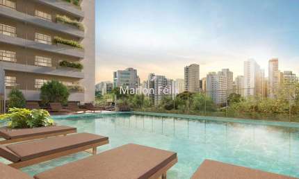 Apartamento novo com 148 metros quadrados 3 suítes varanda goumert e 2 vagas em Moema São Paulo SP