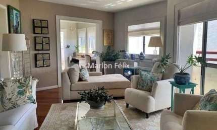 Cobertura Duplex impecável com armários, ar cond, 3 suítes, varanda, piscina, 3 vagas e 258 m² na Vila Andrade