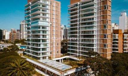 Ibirapuera Apartamento Alto Padrão novo no Ibirapuera com 186 m², 3 suítes, 3 vagas, vista livre, lazer completo