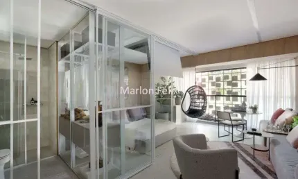 Apartamento Loft novo com 60 metros quadrados 1 suíte 1 vaga em Moema São Paulo - SP