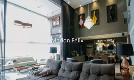 Apartamento à venda com pé direito duplo no living e varanda 4 suítes e 4 vagas 213 metros quadrados na vila mariana