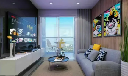 Apartamento Studio em Barueri Centro Parc Barcelona