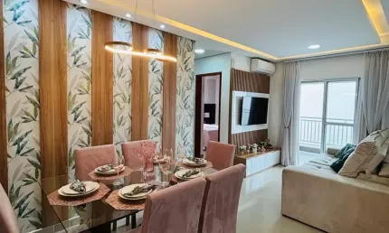 APARTAMENTO 59M² I 2 QUARTOS AMPLOS I VARANDA ENORME I 1 VAGA