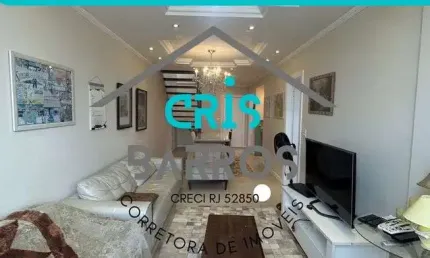 Cobertura duplex para venda com amplo terraço, 04 quartos em Braga - Cabo Frio - RJ