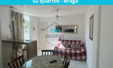 Apartamento à venda com 02 quartos no braga em cabo frio - rj