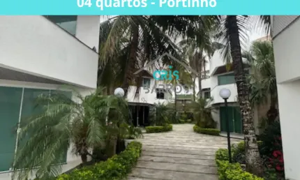 Casa à venda em condomínio com 04 quartos no Portinho em Cabo Frio-RJ