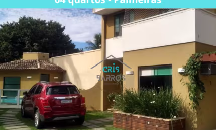 Casa com 04 quartos em condomínio arborizado  à venda em Cabo Frio - RJ