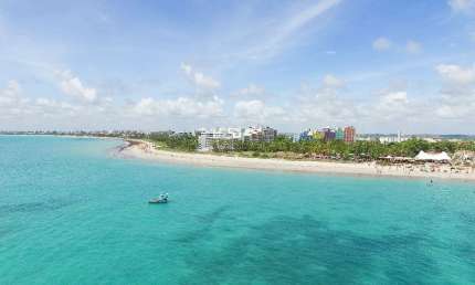 Apartamento 2 quartos pé na areia em Ponta de Campina