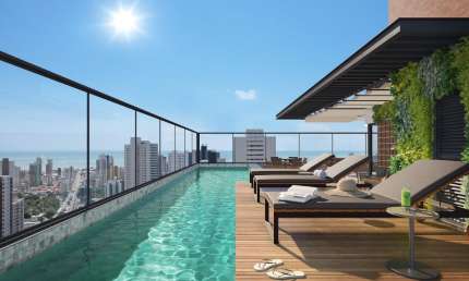 Concept- Flat urbano com assinatura Moura Dubeux- Parcelas de 890,00