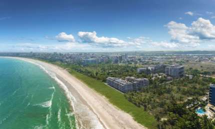 Cobertura Duplex com vista definitiva- Pé na areia em Ponta de Campina- Oportunidade