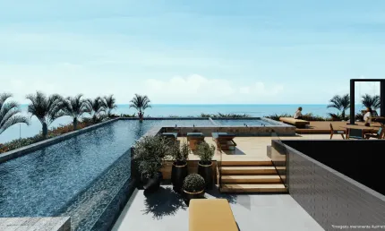 Da Vinci- Flat a poucos passo da praia e localização pivilegiada no Jardim Oceania.