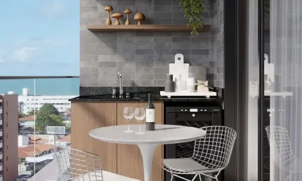 Apartamento 2 quartos a poucos passos da praia de Manaíra
