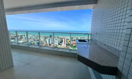 Altiplex 110m2- Andar alto com vista definitiva para o mar.