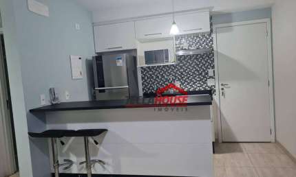 Apartamento com 1 dormitório para alugar, 38 m² por R$ 3.000,00/mês - Jardim Flor da Montanha - Guarulhos/SP